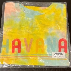 New Havana Tie-Dye Shirt - Yellow and Blue